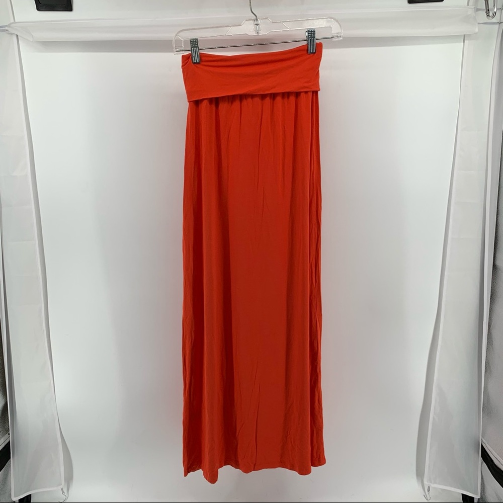 ❤️Orange Maxi Skirt
